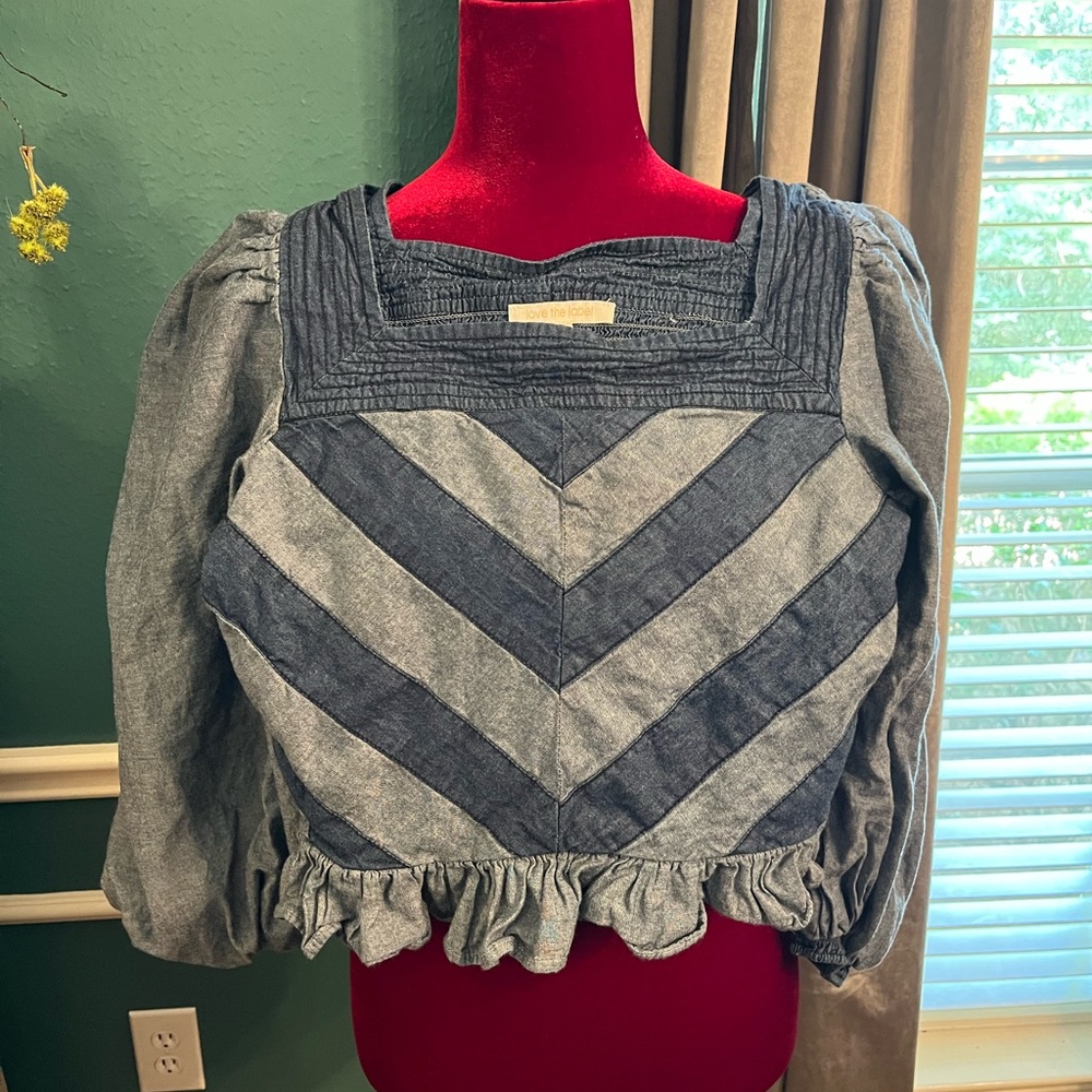 Anthropologie Crop Top